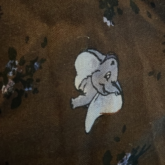 COACH Disney Dumbo Scarf Triangular with tassels on ends OS New without Tags - Picture 4 of 10